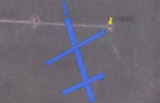 Well South of Last Chance, CO. Google Earth